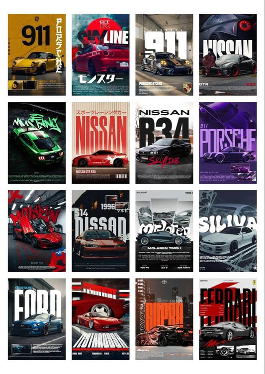 Cars Poster Combo