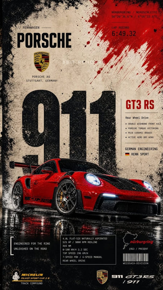 Porsche 911 GT3 RS — Track-Bred Legend