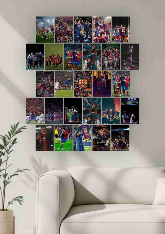 FC Barcelona Legends Collage Wall Art – A Legacy of Greatness