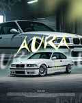 BMW E36 Poster – Classic Performance Coupe Wall Art
