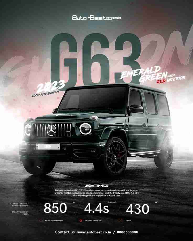 Mercedes-AMG G63 – Emerald Green Excellence