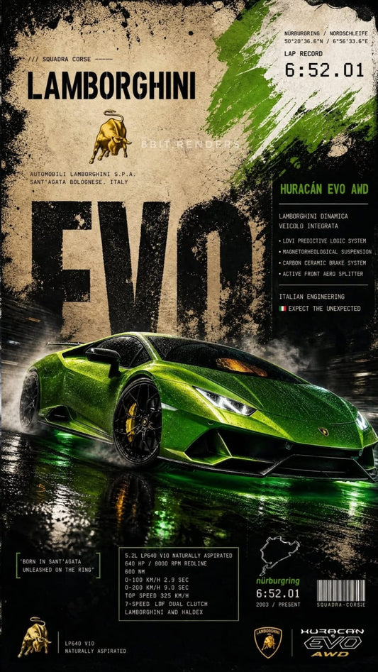 Lamborghini Huracán EVO — Italian Supercar Legend
