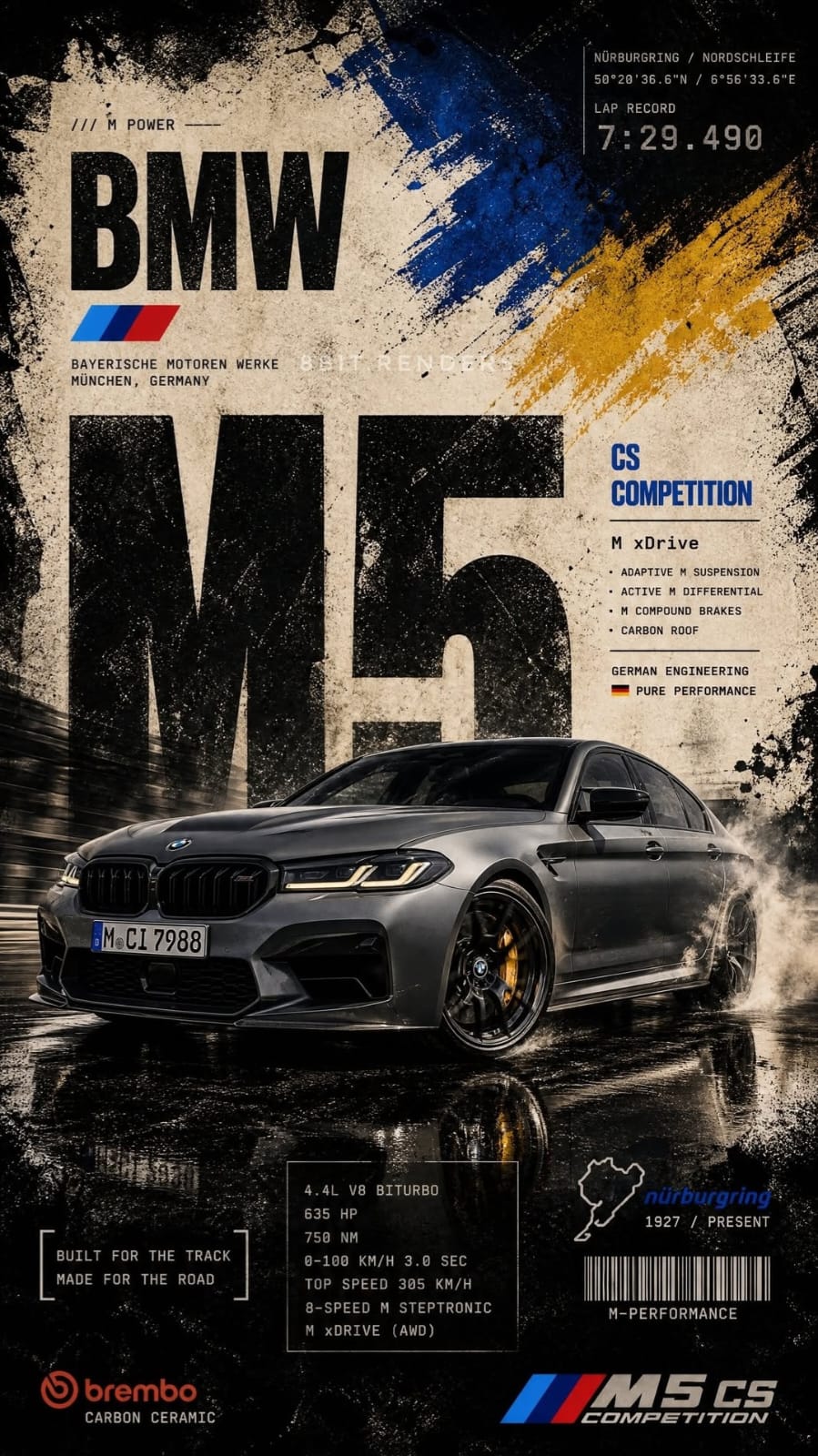 M5 CS — Built for the Track
