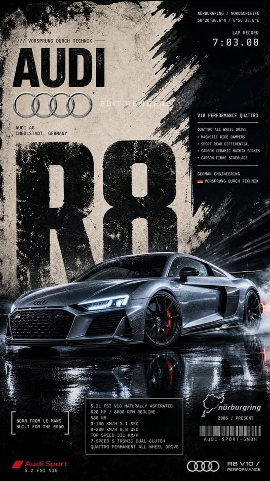 Audi R8 V10 Performance — German Supercar