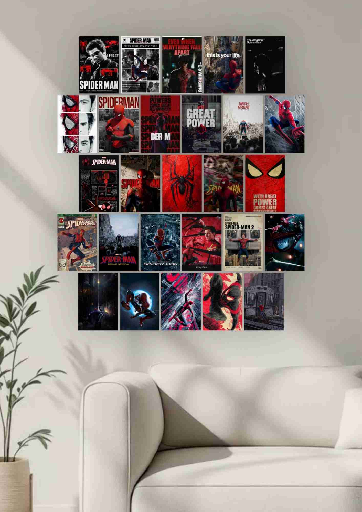 Spider-Man Aesthetic Photo Collage Poster