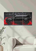 Land Rover Defender 3-Panel Canvas Wall Art – Rugged Luxury