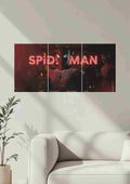 Spider-Man 3-Panel Canvas Wall Art – Friendly Neighborhood Hero