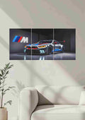 BMW M Motorsport 3-Panel Canvas Wall Art – Track-Bred Performance