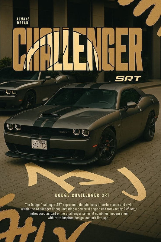 **Dodge Challenger SRT – The American Muscle Legend**