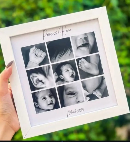 “Your Baby’s First Moments, Framed With Love ❤️”