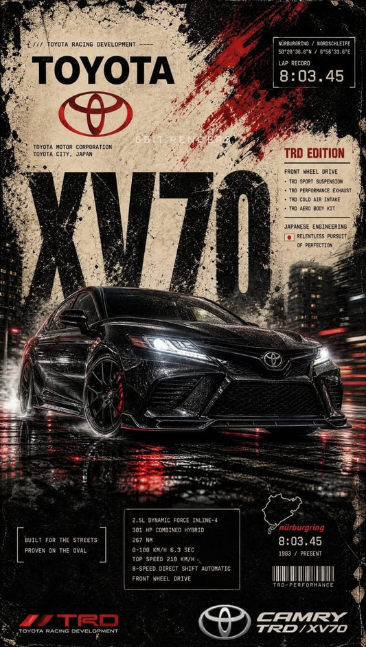 Toyota Camry XV70 TRD — Street Performance