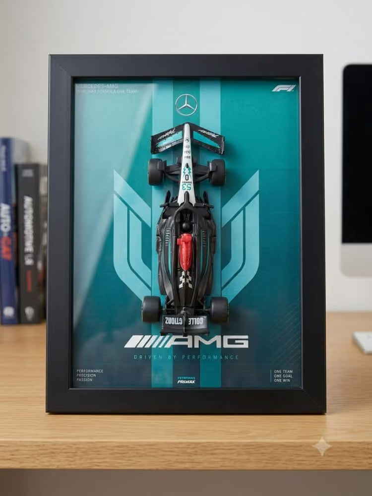 Mercedes-AMG Petronas Formula 1 3D Diecast Car Frame