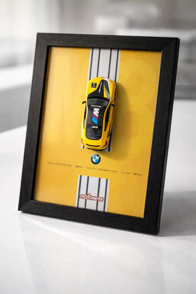 BMW M8 3D Frame – Premium Wall Art