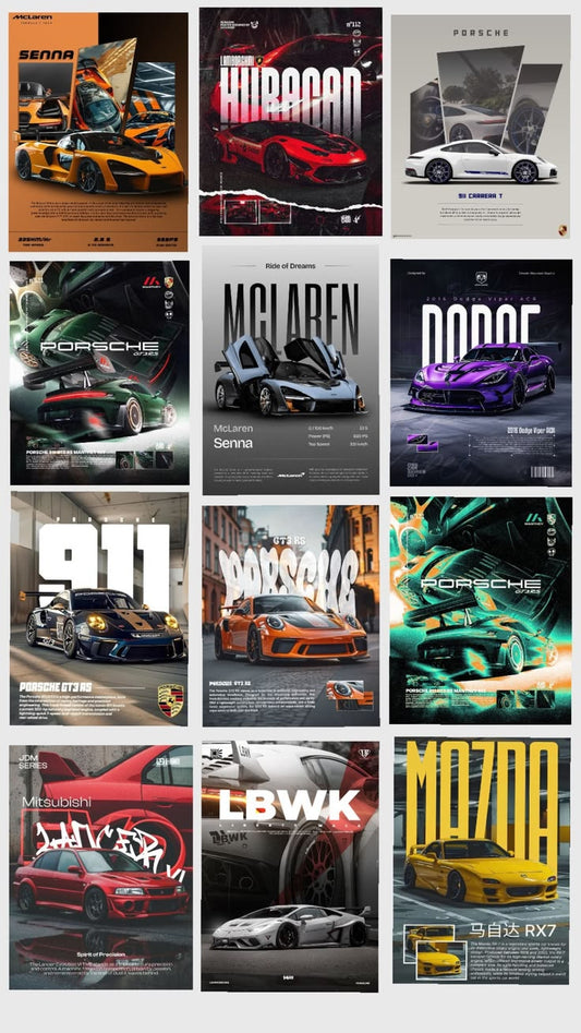 Cars poster combo