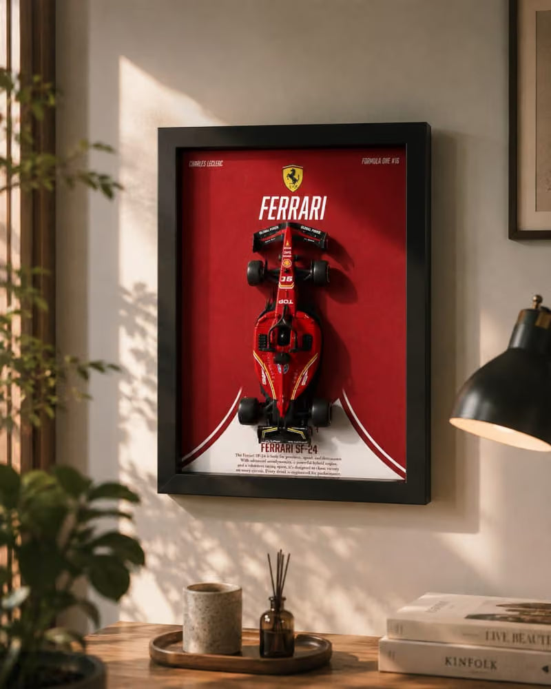 Ferrari SF-24 Formula 1 3D Diecast Car Frame