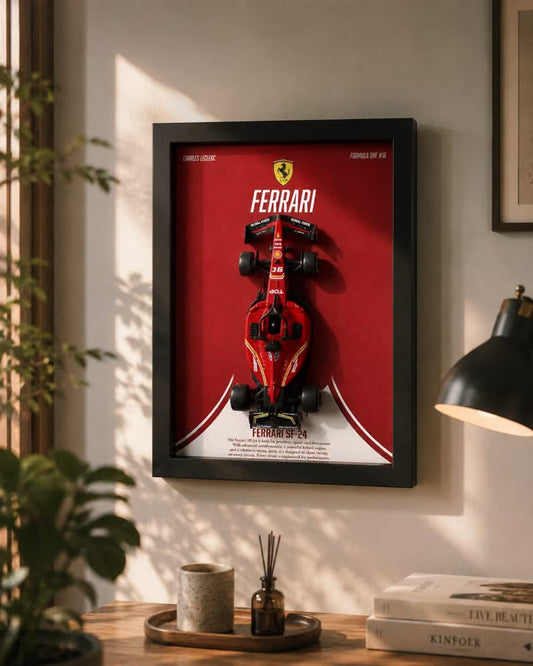 Ferrari SF-24 Formula 1 3D Diecast Car Frame